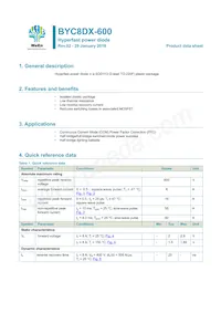 BYC8DX-600 Datasheet Cover