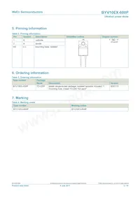 BYV10EX-600PQ Datasheet Page 2