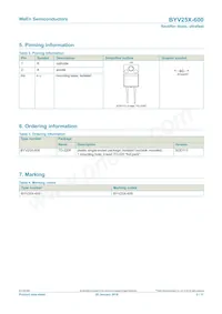 BYV25X-600 Datasheet Page 2