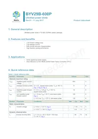 BYV29B-600PJ Datasheet Cover