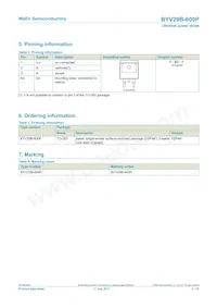 BYV29B-600PJ Datasheet Page 2