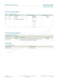 BYV29X-600PQ Datasheet Page 2