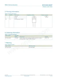 BYV30X-600PQ Datasheet Page 2