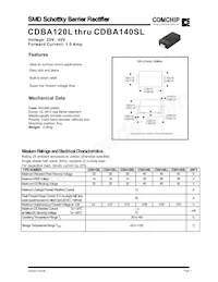 CDBA120SL-HF Datenblatt Cover