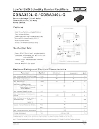 CDBA320L-G Datenblatt Cover
