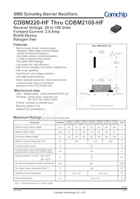 CDBM280-HF Datasheet Copertura