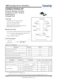 CDBZ31060H-HF Datasheet Cover