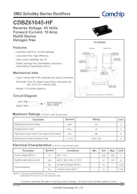 CDBZ61045-HF Datasheet Cover