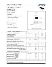 CDSSC4148N-G Datasheet Cover