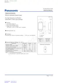 DB2X20600L Datasheet Cover