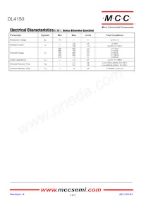 DL4150-TP Datasheet Pagina 2