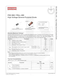 FDH400_T50R Datasheet Page 2