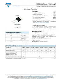 FESE16CT-E3/45 Datasheet Cover