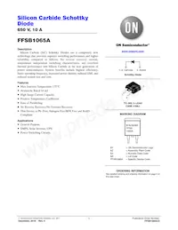 FFSB1065A Datasheet Cover