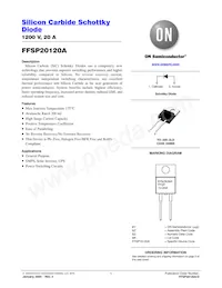 FFSP20120A數據表 封面