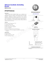 FFSPF0865A Datasheet Cover