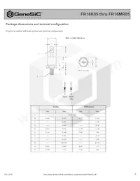 FR16MR05 Datasheet Pagina 3