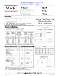 FR2M-TP Datasheet Cover