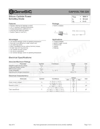 GAP05SLT80-220 Datasheet Cover