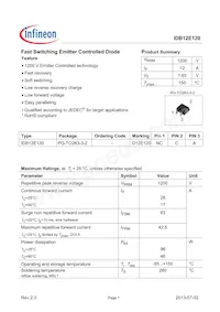 IDB12E120ATMA1 Datasheet Cover