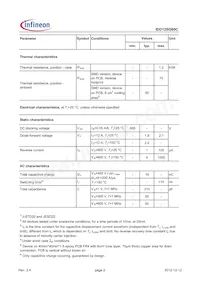 IDD12SG60CXTMA2 Datasheet Page 2