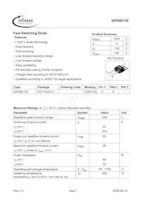 IDP09E120 Datasheet Cover