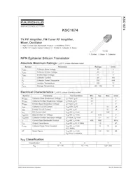 KSC1674COTA數據表 頁面 2