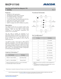 MADP-011048-TR3000 Datasheet Cover