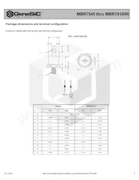 MBR7580R Datasheet Page 3