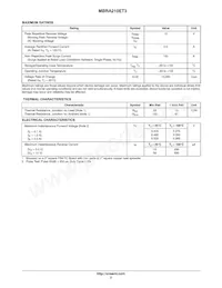 MBRA210ET3 Datasheet Page 2
