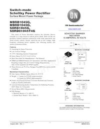 MBRB1045 Datasheet Cover