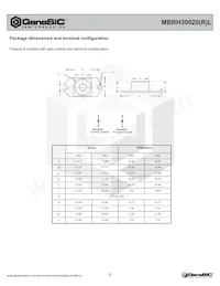 MBRH30020RL Datasheet Pagina 3