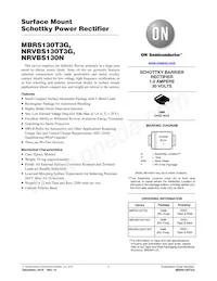 MBRS130T3 Datasheet Cover