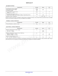 MBRS4201PT3G Datasheet Page 2