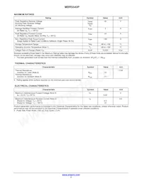 MBRS540PT3G Datasheet Page 2