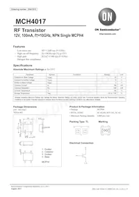 MCH4017-TL-H Datasheet Copertura