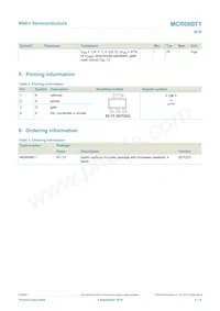MCR08BT1 Datasheet Page 2