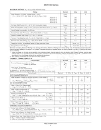 MCR100-3RLG Datasheet Pagina 2