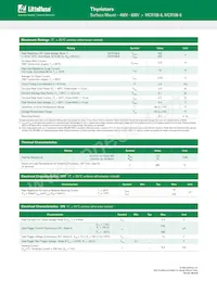 MCR106-8G Datasheet Pagina 2