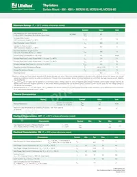 MCR218-6G Datasheet Pagina 2