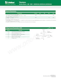 MCR218-6G Datasheet Pagina 3