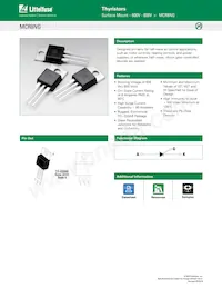 MCR8NG Datasheet Cover