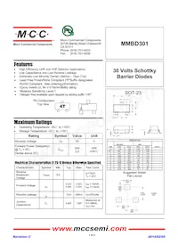 MMBD301-TP Datenblatt Cover