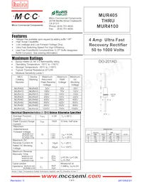 MUR480-TP數據表 封面