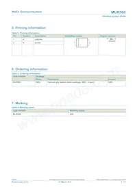 MUR560J Datasheet Page 2