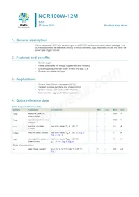 NCR100W-12MX Datasheet Cover