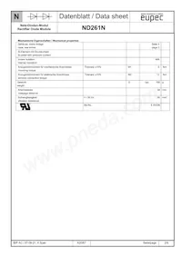 ND261N22KHPSA1 Datasheet Page 2