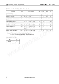 NE851M13-T3-A Datasheet Page 2