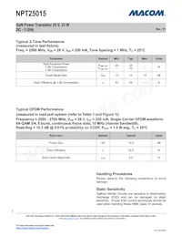 NPT25015D Datasheet Pagina 2