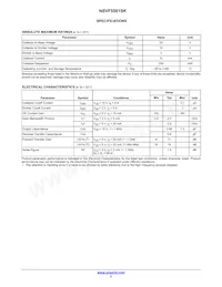 NSVF5501SKT3G Datasheet Page 2
